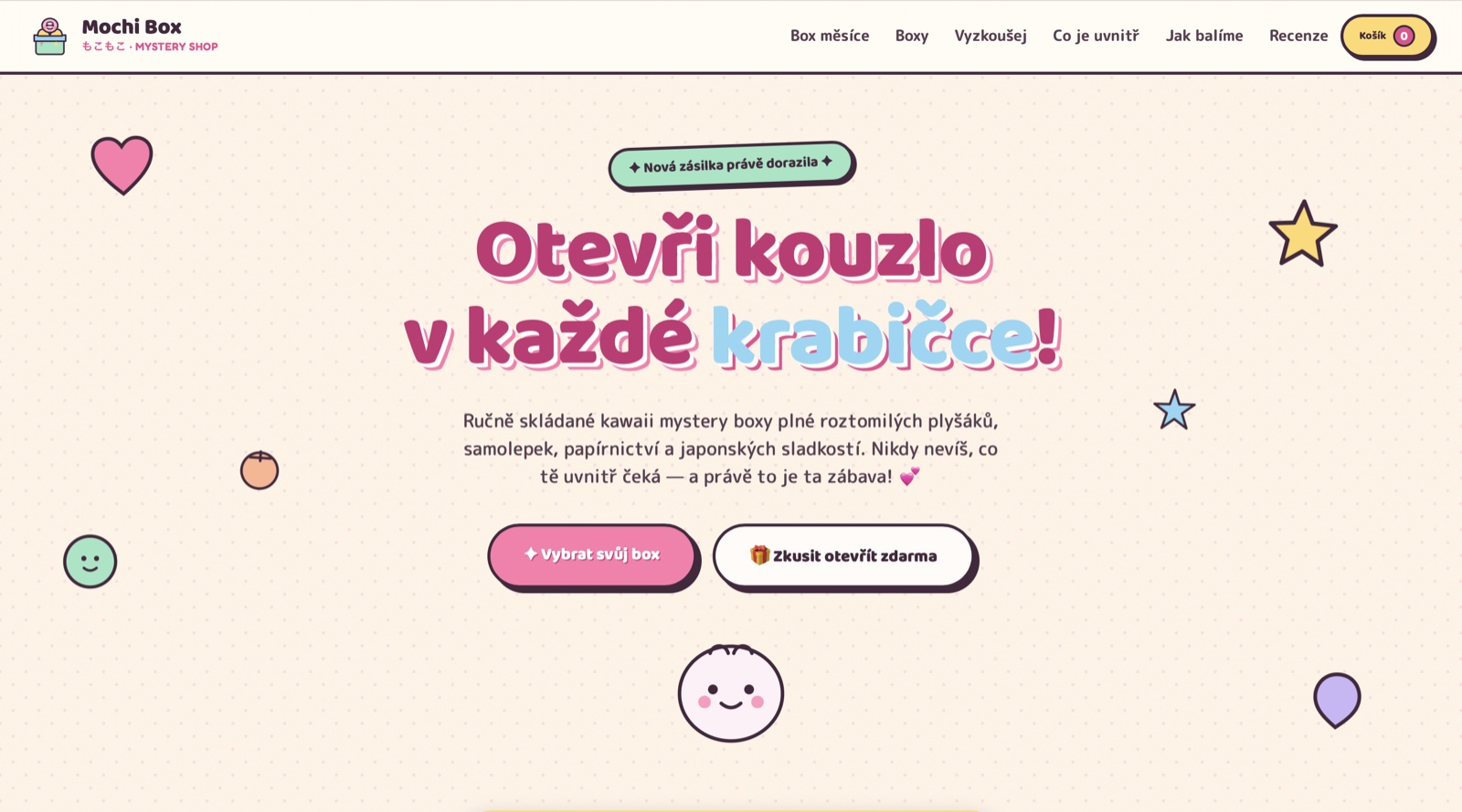 Mochi Box — desktop