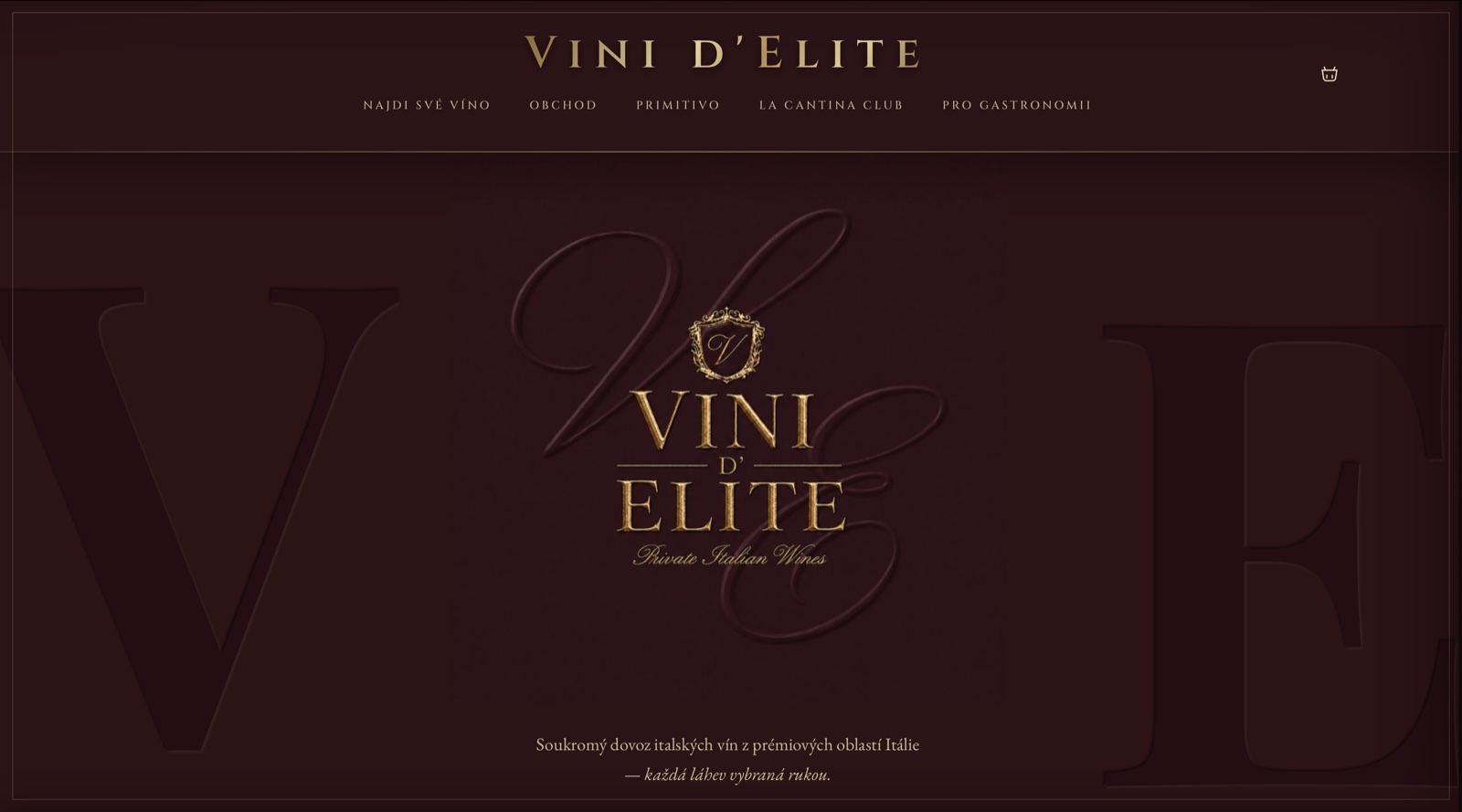 Vini d'Elite — desktop