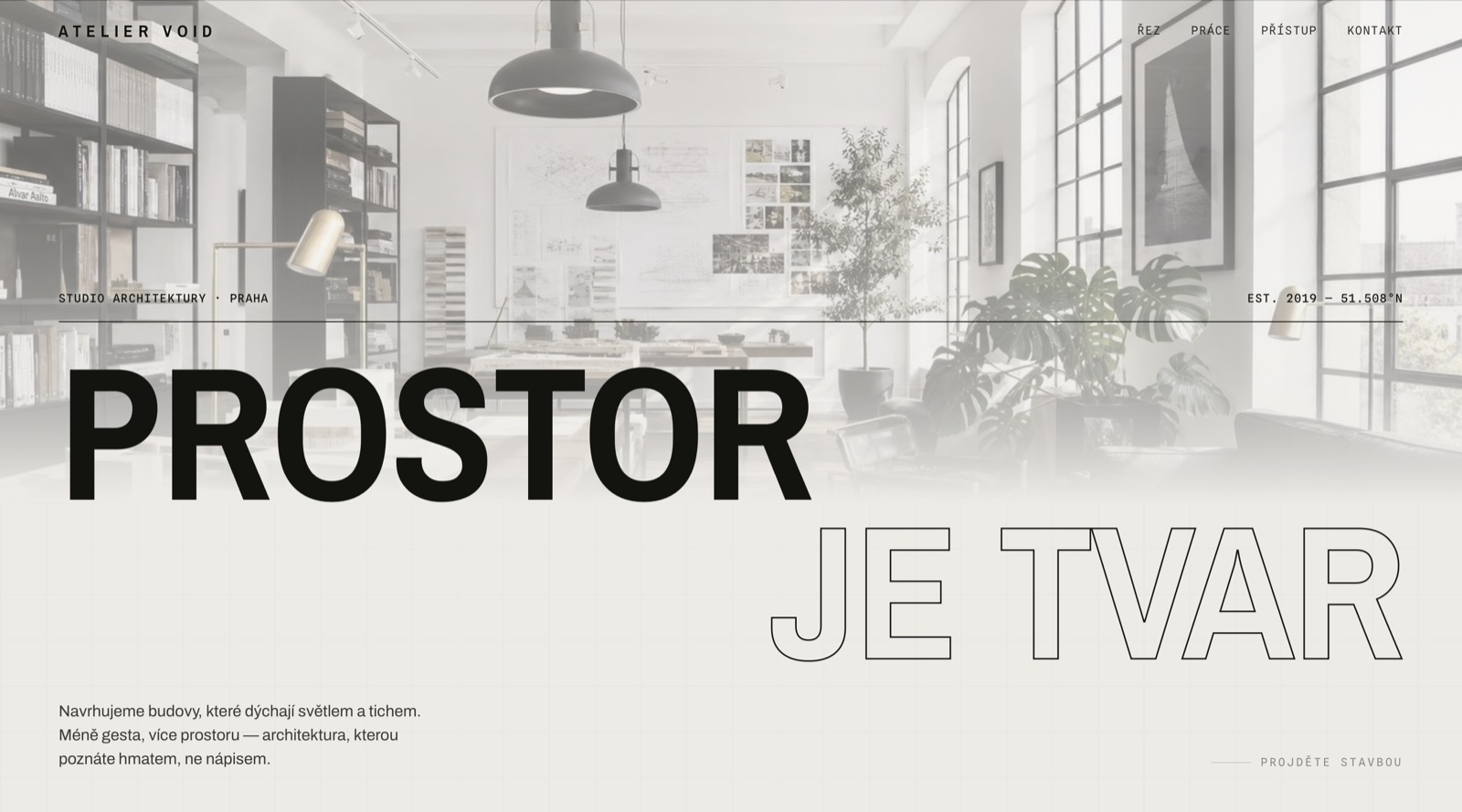 Atelier Void — desktop